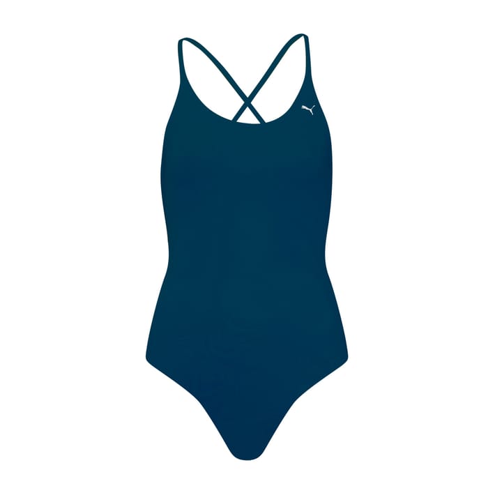 Puma V-Neck Crossback Swimsuitv-Neck Crossback Swimsuit Badeanzug dunkelblau von Puma