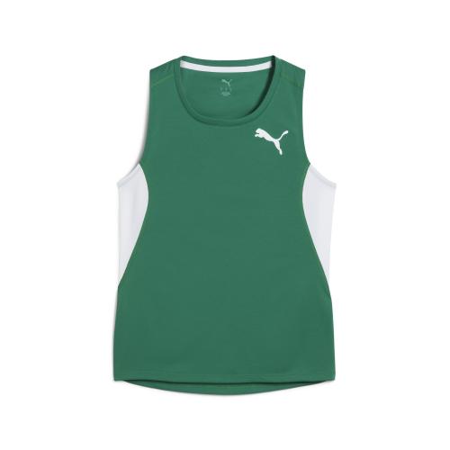 Puma W CROSS THE LINE SINGLET 3.0 - power green (Grösse: XS) von Puma