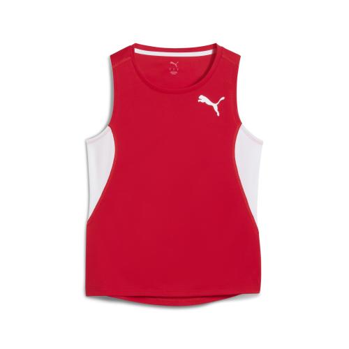 Puma W CROSS THE LINE SINGLET 3.0 - puma red (Grösse: M) von Puma