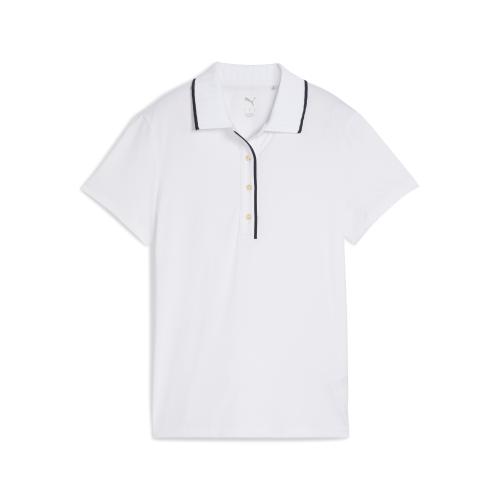 Puma W Cloudspun Bridges SS Polo - white glow (Grösse: XS) von Puma