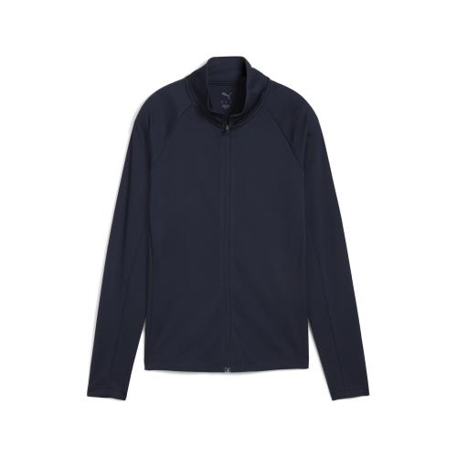 Puma W Lightweight Full Zip Knit - deep navy (Grösse: M) von Puma