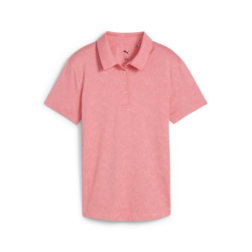 Puma W MATTR Lianas Jacquard SS Polo - peach frost (Grösse: M) von Puma