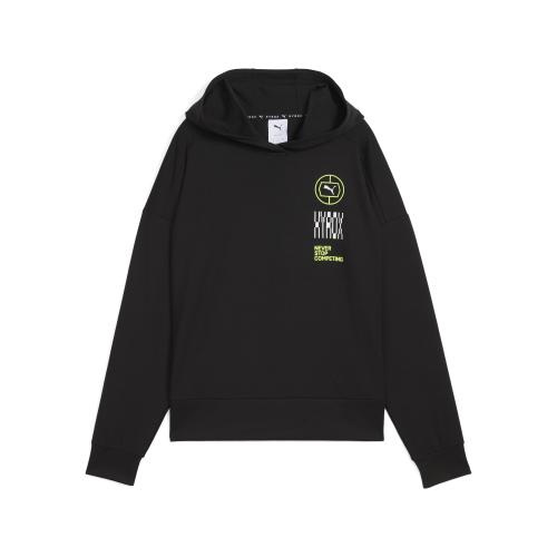 Puma W PUMA x HYROX Cloudspun Hoodie - puma black (Grösse: M) von Puma