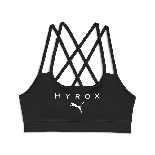 Puma W PUMA x HYROX MOVE STRAPPY BRA - puma black (Grösse: XS) von Puma