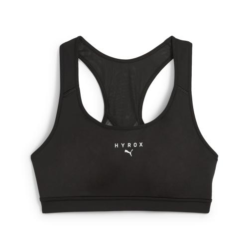 Puma W PUMA x HYROX Mid Impact Bra - puma black (Grösse: S) von Puma