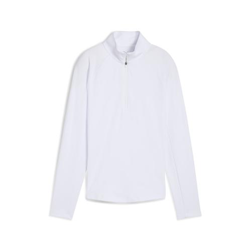 Puma W Pure 2.0 1/4 Zip - white glow (Grösse: M) von Puma