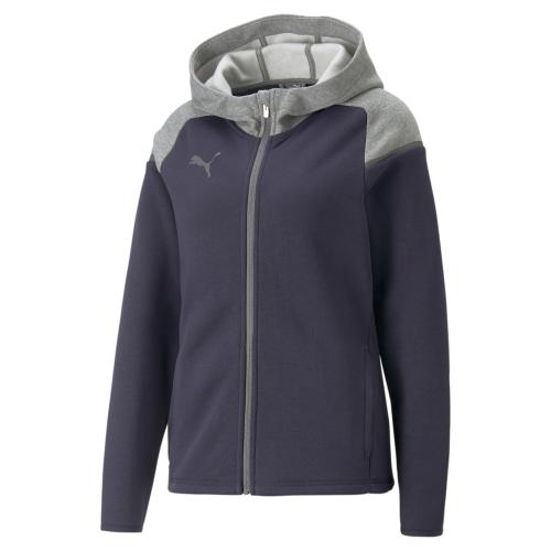 Puma teamCUP Casuals Hooded Jkt Wmn - parisian night (Grösse: XS) von Puma