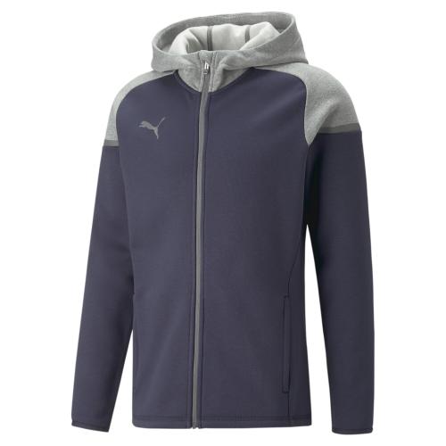 Puma teamCUP Casuals Hooded Jkt - parisian night (Grösse: L) von Puma