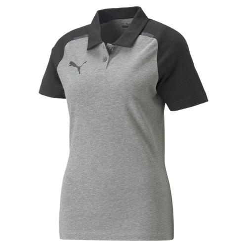 Puma teamCUP Casuals Polo Wmn - medium gray heather (Grösse: XL) von Puma