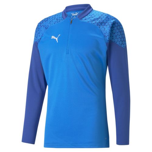 Puma teamCUP Training 1/4 Zip Top - electric blue lemonade (Grösse: 3XL) von Puma