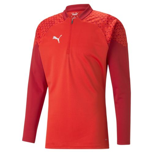 Puma teamCUP Training 1/4 Zip Top - puma red (Grösse: L) von Puma