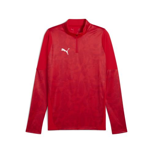 Puma teamCUP Training 1/4 Zip Top - puma red (Grösse: L) von Puma