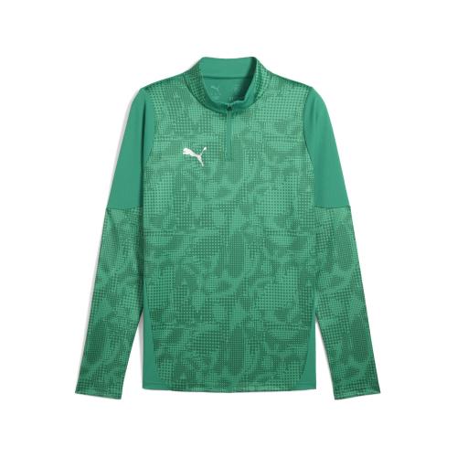 Puma teamCUP Training 1/4 Zip Top - sport green (Grösse: M) von Puma