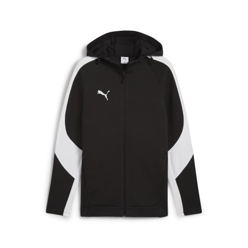 Puma teamEVOSTRIPE Hooded Jacket - puma black (Grösse: XXL) von Puma