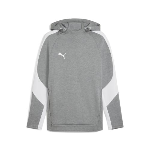 Puma teamEVOSTRIPE Hoody - medium gray heather (Grösse: 3XL) von Puma