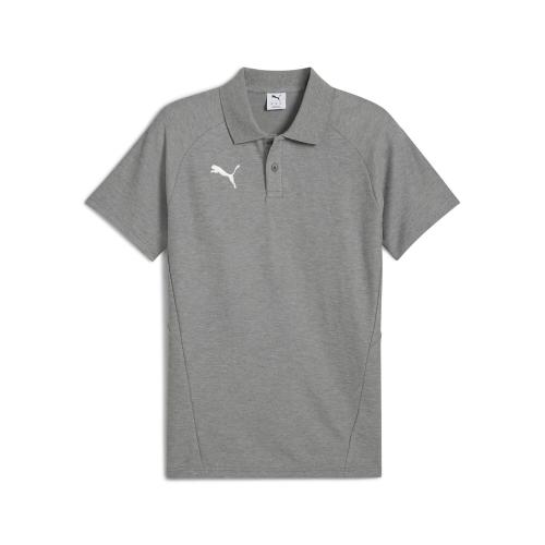 Puma teamEVOSTRIPE Polo - medium gray heather (Grösse: XXL) von Puma