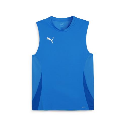 Puma teamGOAL Sleeveless Jersey - electric blue lemonade (Grösse: M) von Puma