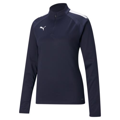 Puma teamLIGA 1/4 Zip Top W - peacoat (Grösse: M) von Puma