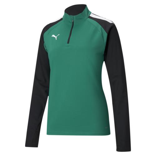 Puma teamLIGA 1/4 Zip Top W - pepper green (Grösse: S) von Puma