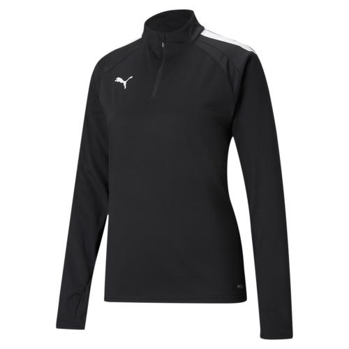 Puma teamLIGA 1/4 Zip Top W - puma black (Grösse: M) von Puma