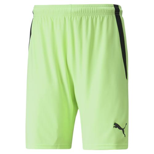 Puma teamLIGA Shorts - Fizzy Lime-Puma Black (Grösse: L) von Puma