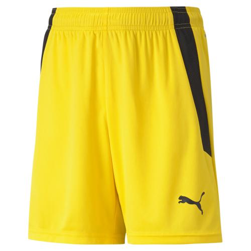 Puma teamLIGA Shorts Jr - Cyber Yellow-Puma Black (Grösse: 128) von Puma