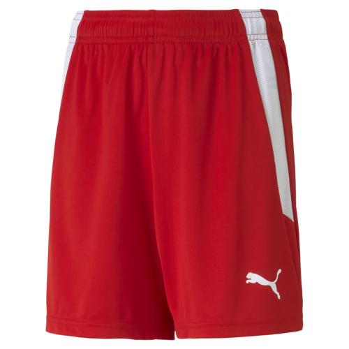 Puma teamLIGA Shorts Jr - Puma Red-Puma White (Grösse: 128) von Puma
