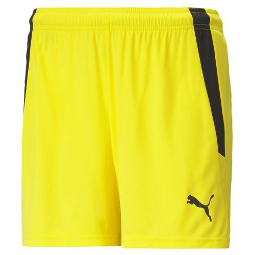 Puma teamLIGA Shorts W - cyber yellow (Grösse: L) von Puma