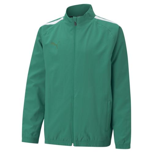 Puma teamLIGA Sideline Jkt Jr - Pepper Green-Puma White (Grösse: 152) von Puma