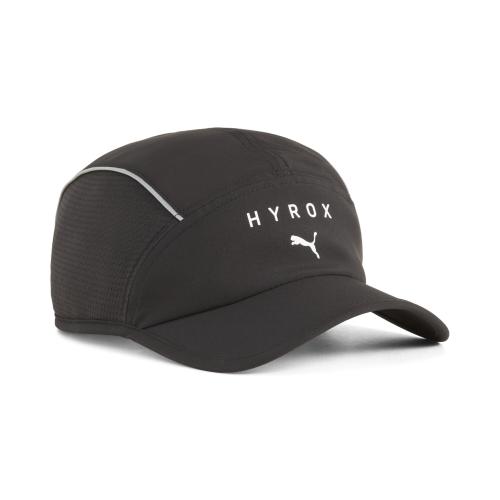 Puma x HYROX SHORT VISOR 5 Panel Cap - puma black (Grösse: OSFA) von Puma