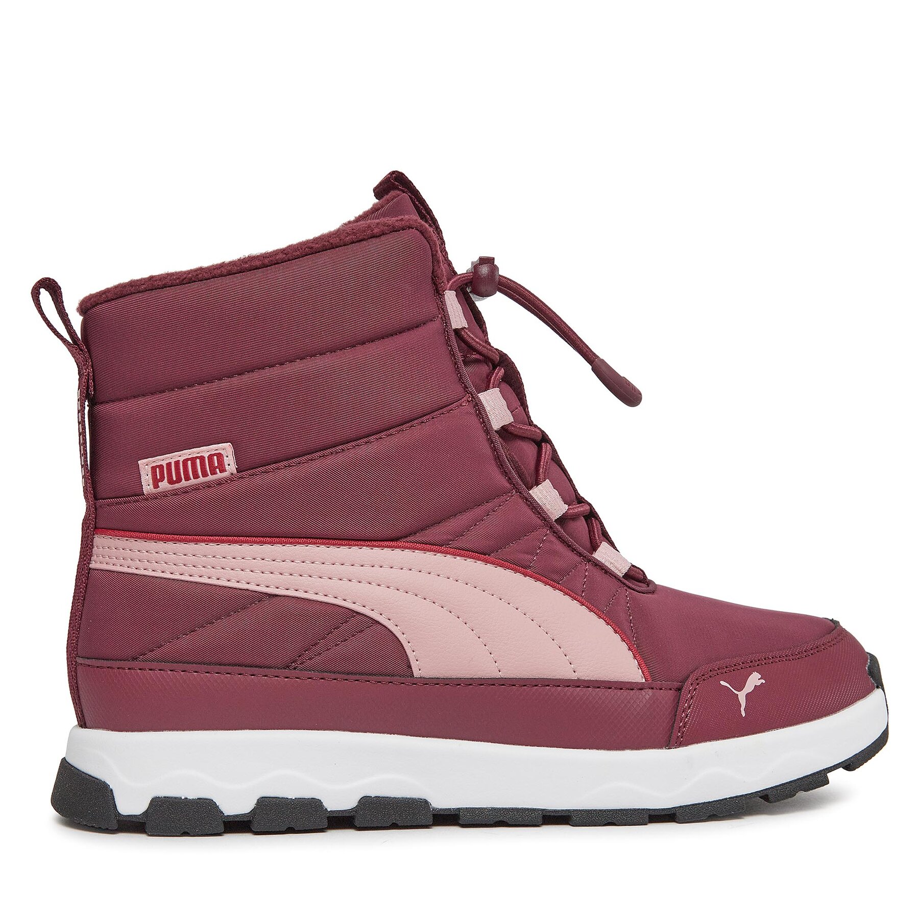 Schneeschuhe Puma Evolve Boot Jr 392644 04 Dark Jasper-Future Pink-Astro Red von Puma