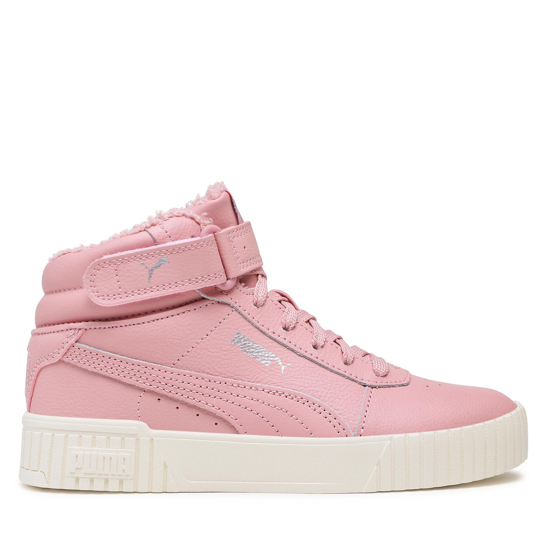 Sneakers Puma Carina 2.0 Mid WTR Jr 387380 03 Future Pink-Puma Silver-Alpine Snow von Puma