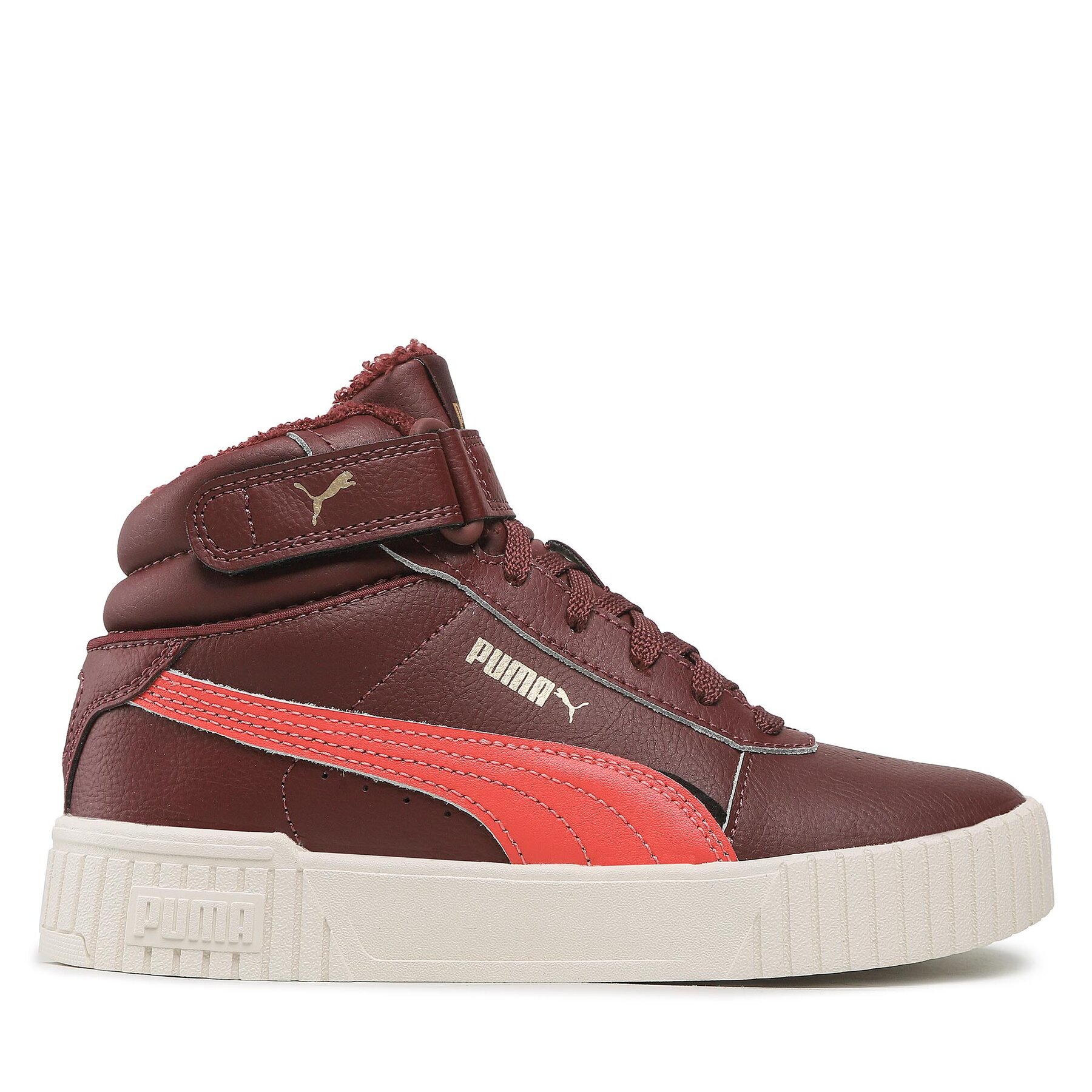 Sneakers Puma Carina 2.0 Mid Wtr Jr 387380 02 Aubergine/Salom/Gold von Puma