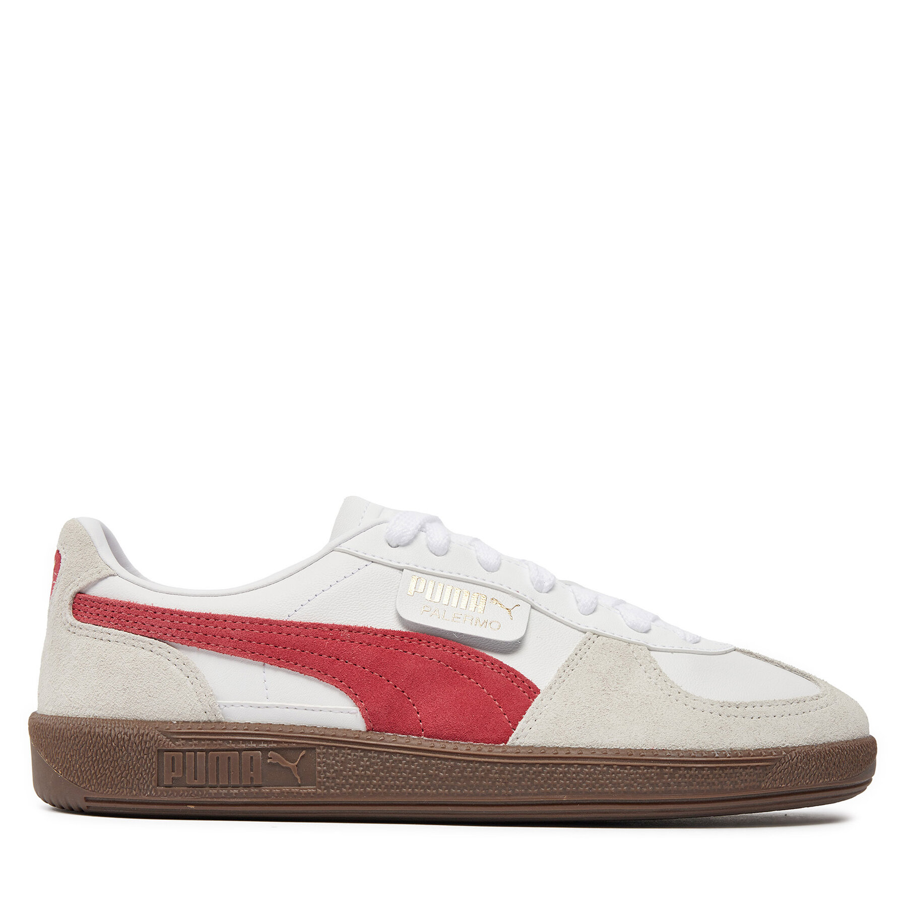 Sneakers Puma Palermo Lth 396464 05 Puma White/Vapor Gray/Club Red von Puma