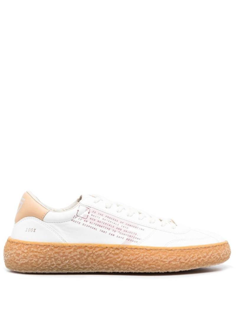 Puraai text-print sneakers - White von Puraai