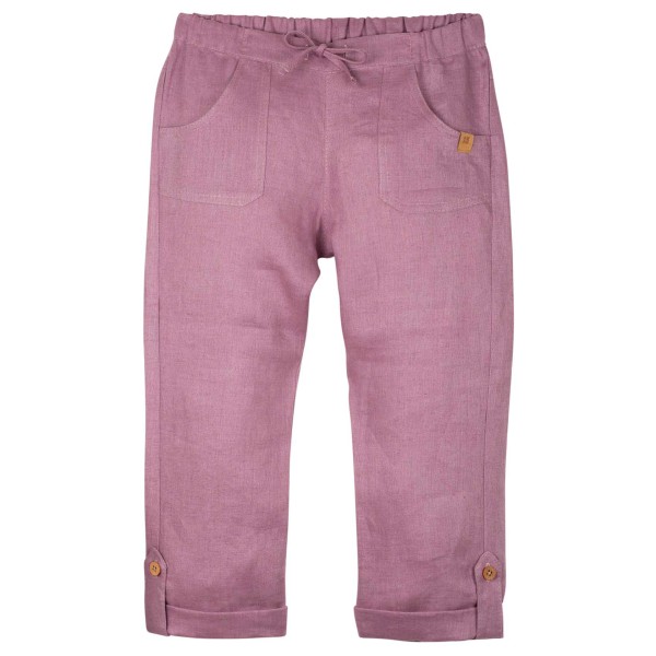 Pure Pure - Kid's Hose Leinen mit Taschen - Freizeithose Gr 98 rosa von Pure Pure