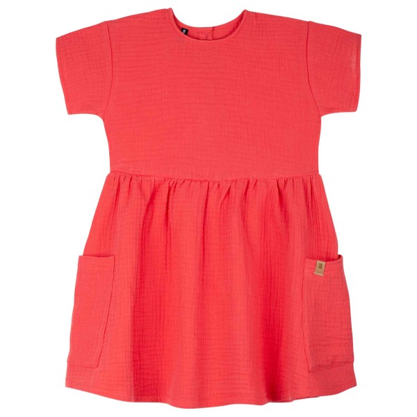 Pure Pure - Kid's Kleid Mull - Kleid Gr 98 rot von Pure Pure