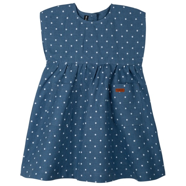 Pure Pure - Kid's Mini-Kleid Leinen - Kleid Gr 122/128 blau von Pure Pure