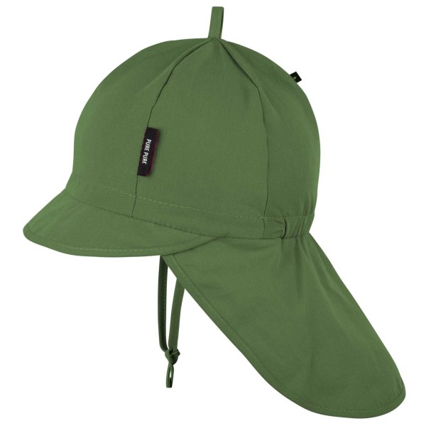 Pure Pure - Kid's Mini-Nackenschutz UV - Cap Gr 43 cm oliv von Pure Pure