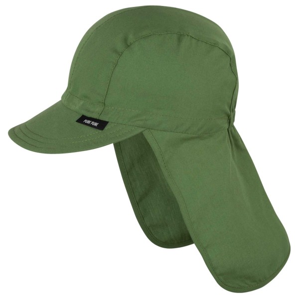 Pure Pure - Kid's Nackenschutz UV - Cap Gr 51 cm oliv von Pure Pure