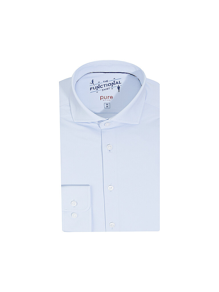 PURE Jerseyhemd Slim Fit blau | 42 PURE Jerseyhemd Slim Fit blau | 42 von Pure
