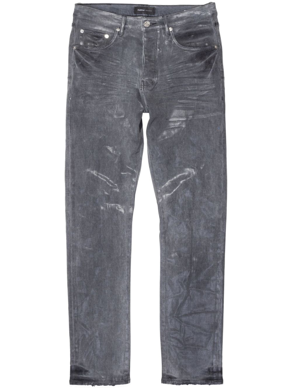 Purple Brand P005 faded-effect slim jeans - Grey von Purple Brand