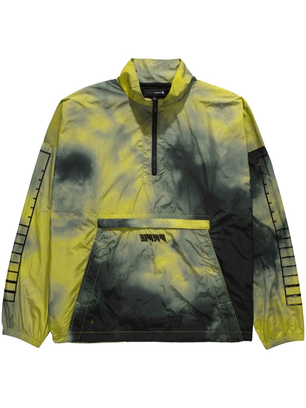 Purple Brand half-zip mock-neck track jacket - Yellow von Purple Brand