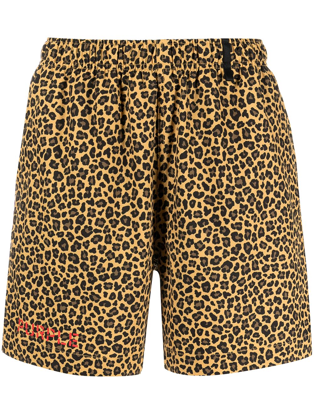 Purple Brand leopard-print swim shorts - Brown von Purple Brand