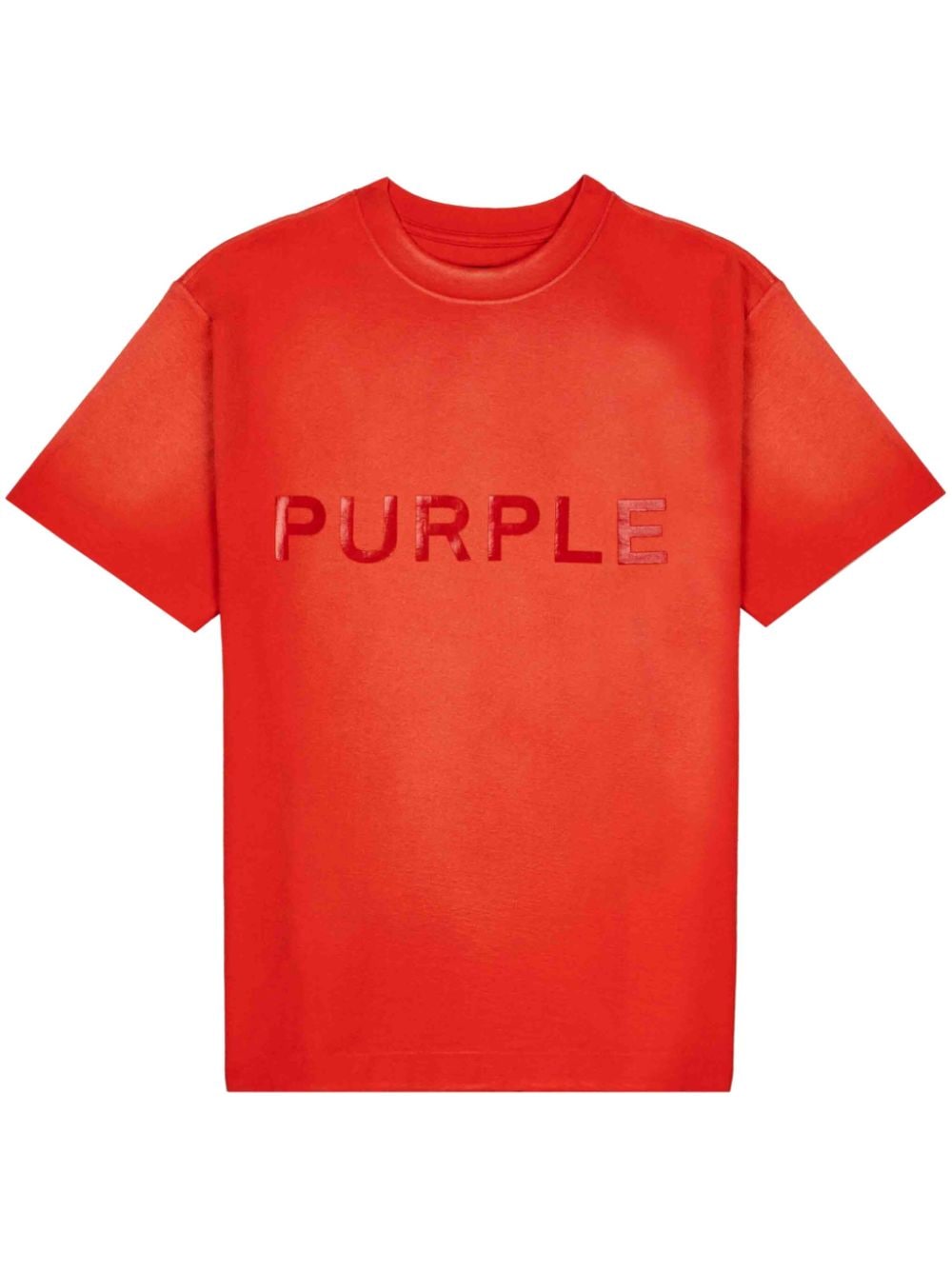 Purple Brand logo-print cotton T-shirt - Red von Purple Brand