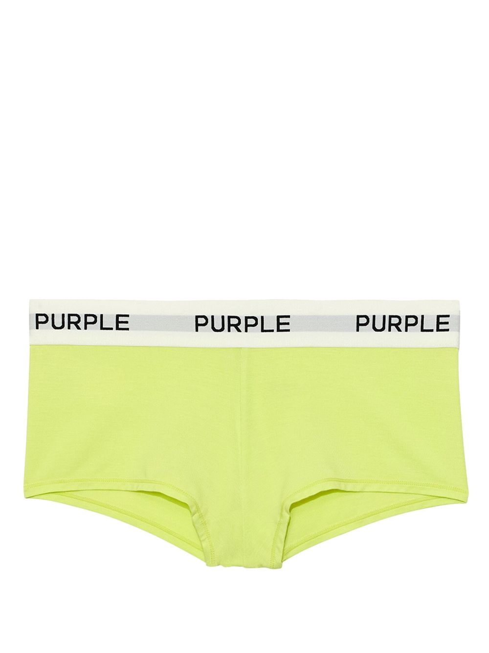 Purple Brand logo-tape cotton briefs - Green von Purple Brand