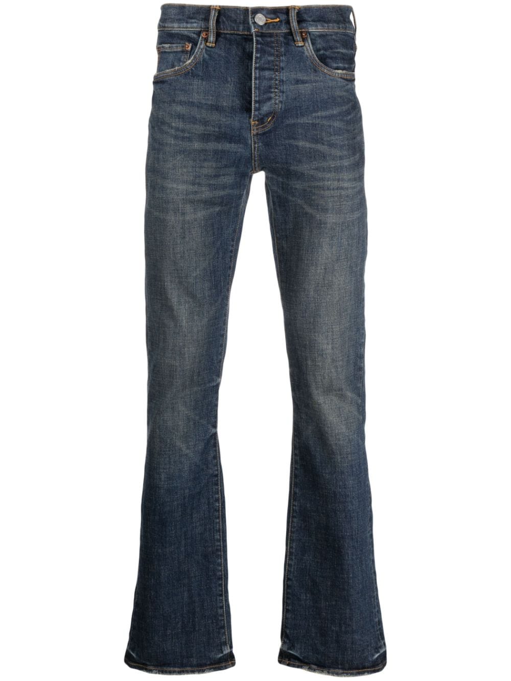 Purple Brand low-rise wide-leg jeans - Blue von Purple Brand