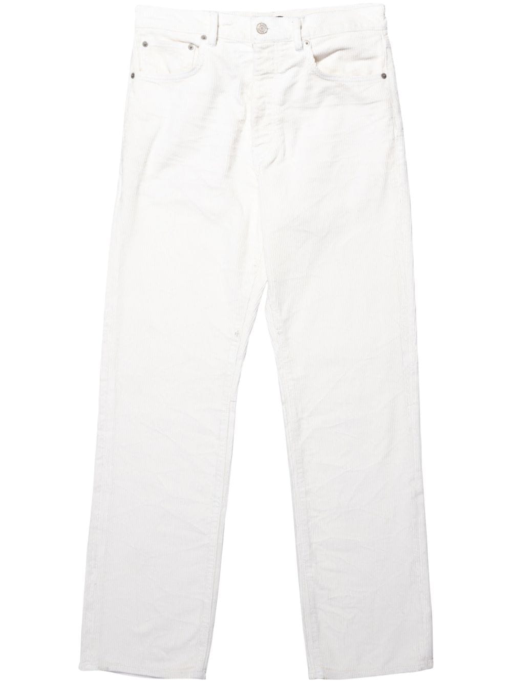 Purple Brand straight-leg corduroy jeans - White von Purple Brand