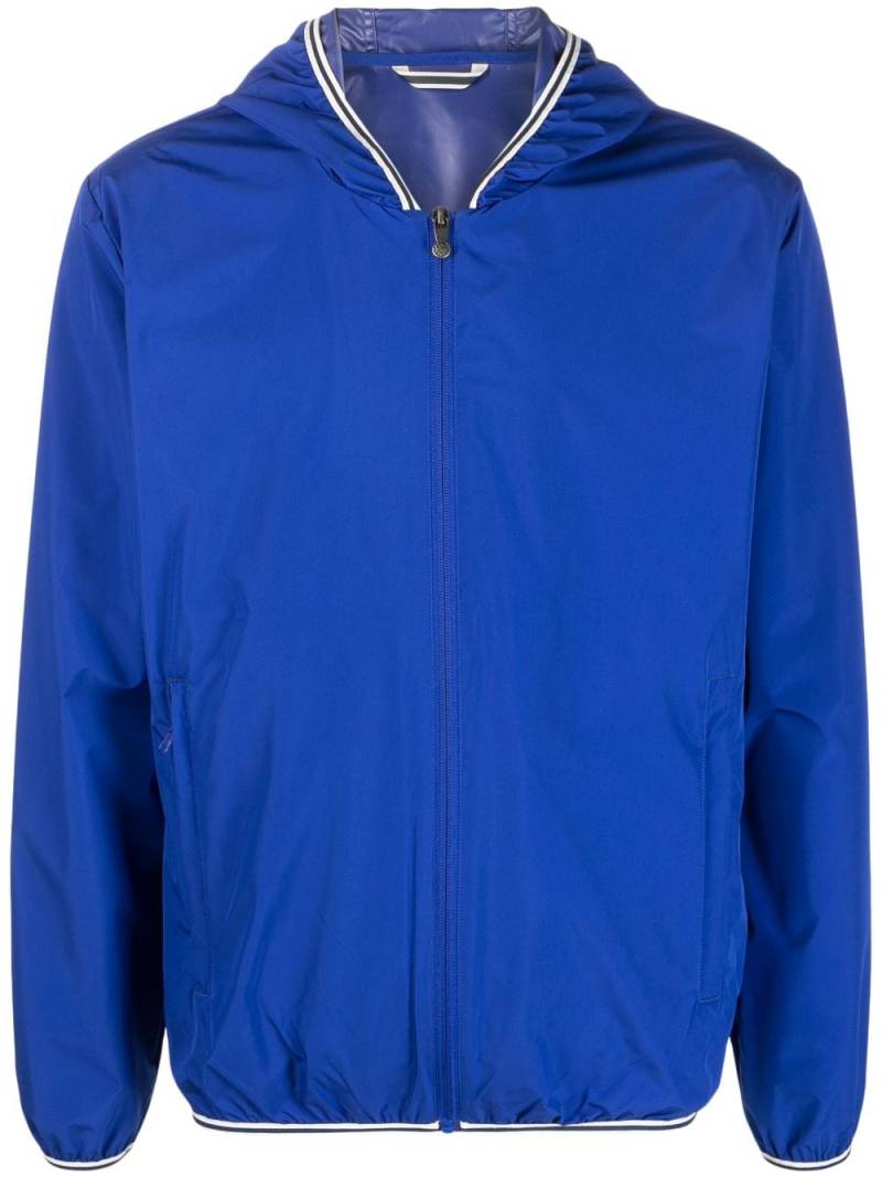 Pyrenex stripe-trim hooded jacket - Blue von Pyrenex