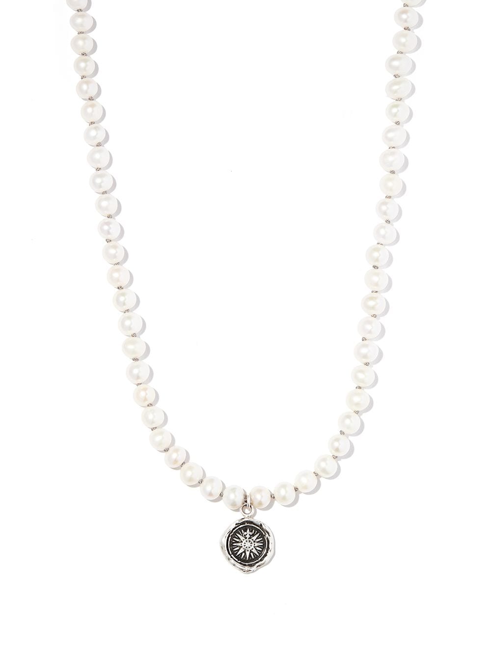 Pyrrha Direction pearl pendant necklace - Silver von Pyrrha